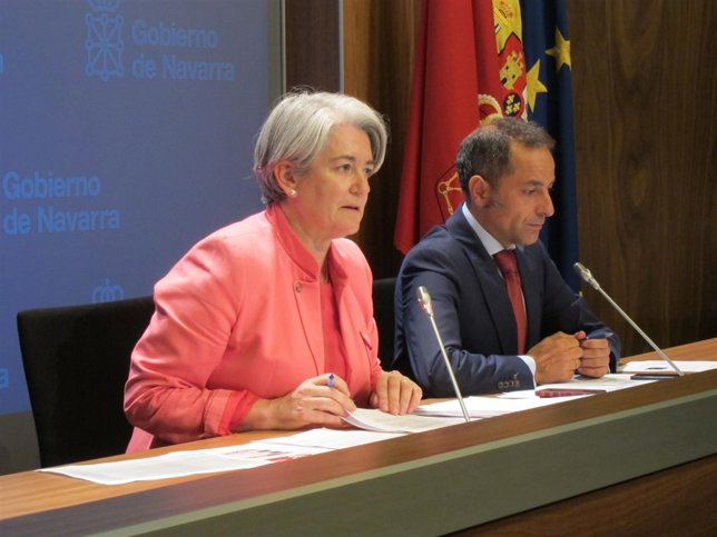 Lourdes Goicoechea y Juan Luis Sánchez de Muniáin.
