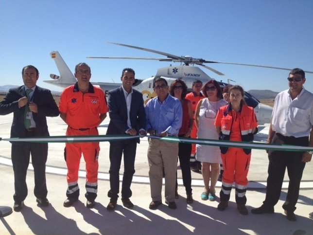 Daniel Pérez, Jesus Manuel Galeote, Auxiliadora Naranjo, Helipuerto, 061