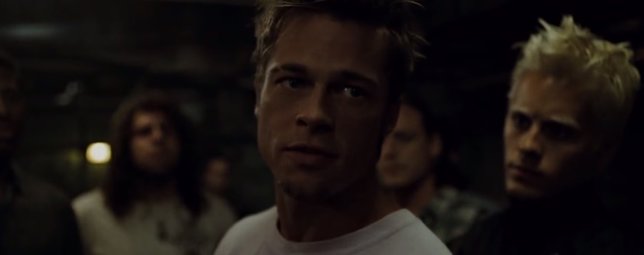 Brad Pitt en 'El club de la lucha'