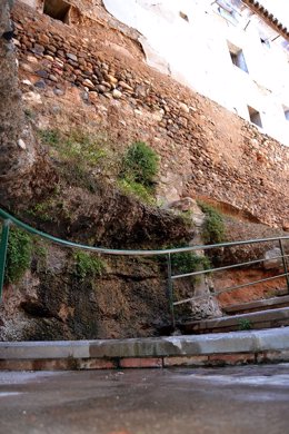 El Ayuntamiento actuará en este tramo de la muralla de Tarazona