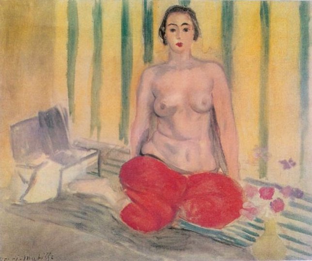 ODALISQUE IN PANTS