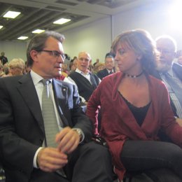 Artur Mas y Meritxell Borràs, CiU