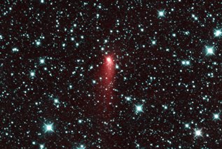 El cometa en plena actividad el 7 de julio