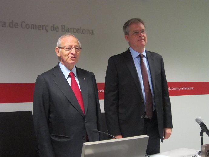 Miquel Valls y Joan Ramon Rovira, en rueda de prensa 