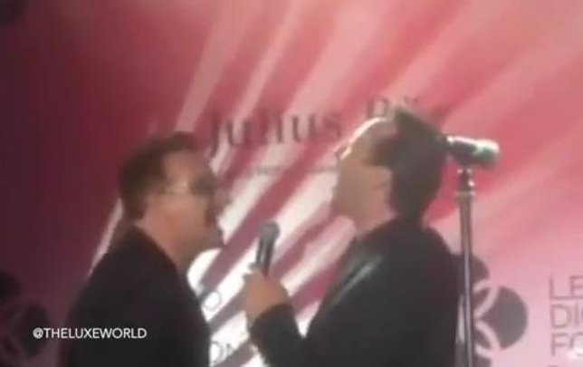Bono y Julian Lennon