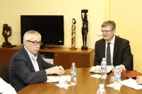 Economía/Laboral.- Toxo traslada al Comisario Europeo de Empleo su preocupación por la imputación de huelguistas