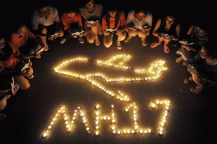 Homenaje avión siniestrado MH17