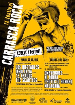 Cartel del 'Festival Carrasca Rock'