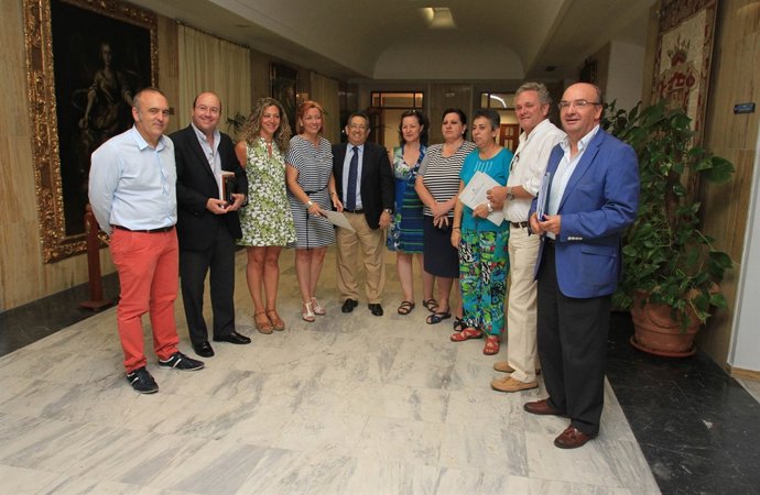 Asistentes a la reunión del Consejo de Comercio