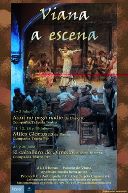 Cartel de 'Viana a escena'
