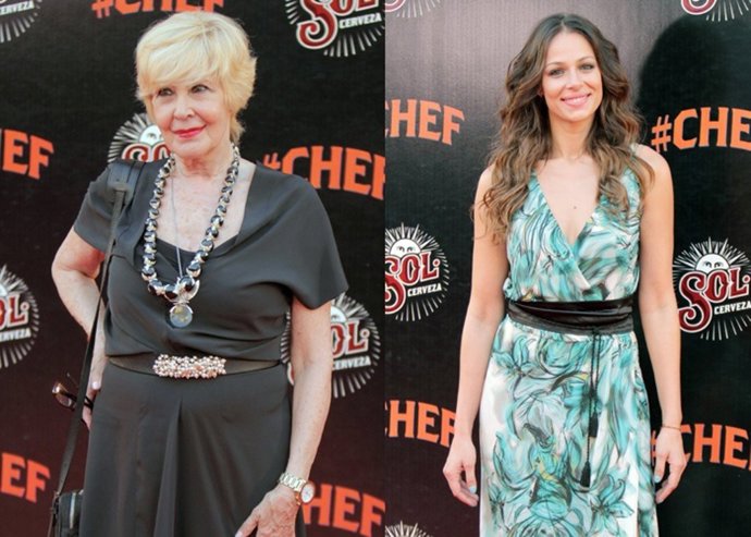 Concha Velasco reaparece totalmente recuperada en el estreno de 'Chef'