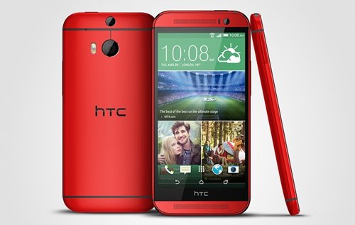 HTC lanza dos nuevos modelos del One M8 en rojo y rosa