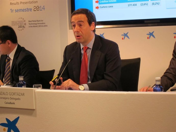 El consejero delegado de CaixaBank, Gonzalo Gortázar