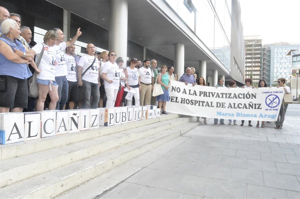 Plataforma en Defensa de la Sanidad Pública y Marea Blanca. 