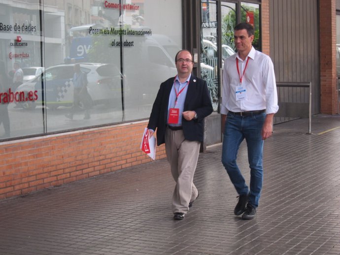 M.Iceta Y P.Sánchez  PSC PSOE