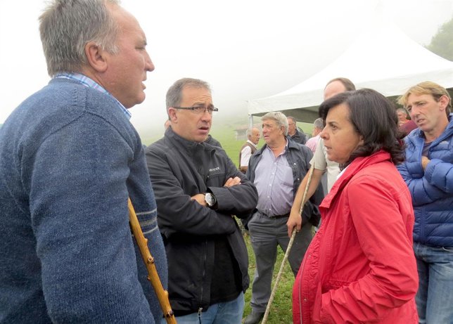 Álvarez en la Fiesta del Pastor. 