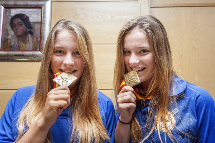 Sonia y Soraya Redondo, campeonas de España cadetes de remo olímpico