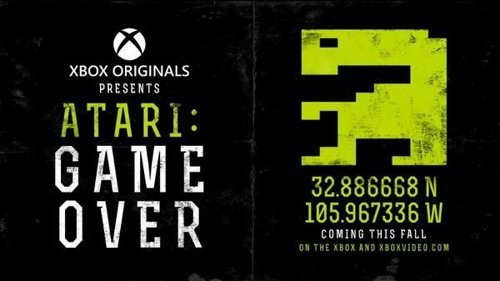 Cartel promocional Atari Game Over