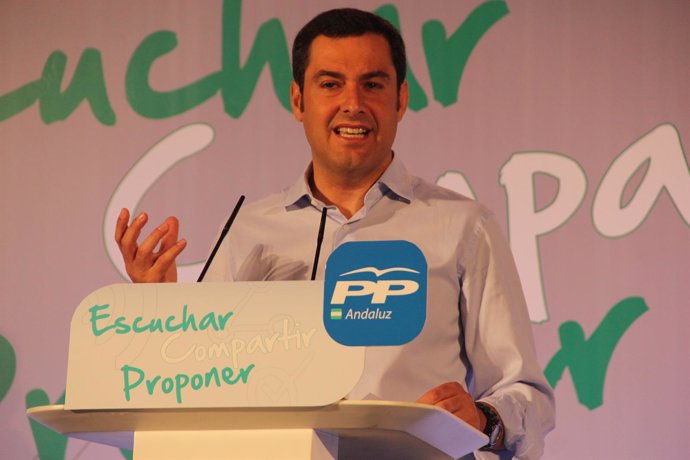 El presidente del PP-A, Juanma Moreno.