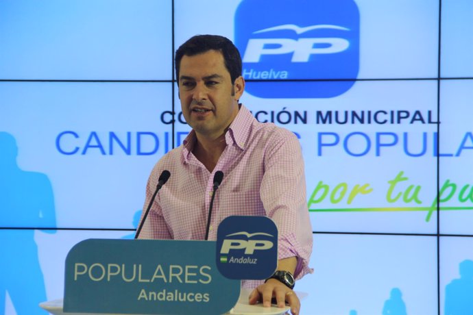 El presidente del PP-A, Juanma Moreno.