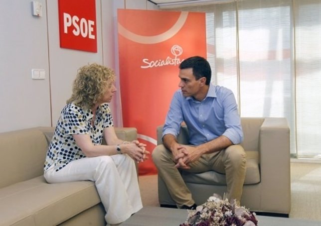 Díaz Tezanos con Pedro Sánchez