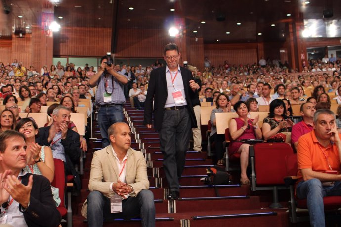Ximo Puig en el Congreso del PSOE