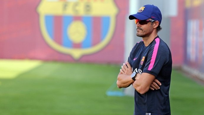Luis Enrique se estrena con el Barcelona