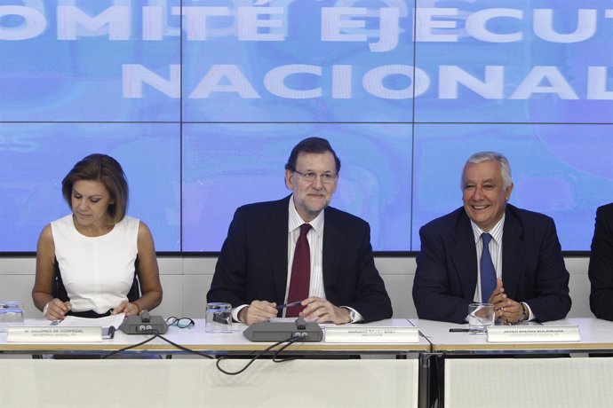 Comité Ejecutivo del PP con Rajoy y Cospedal