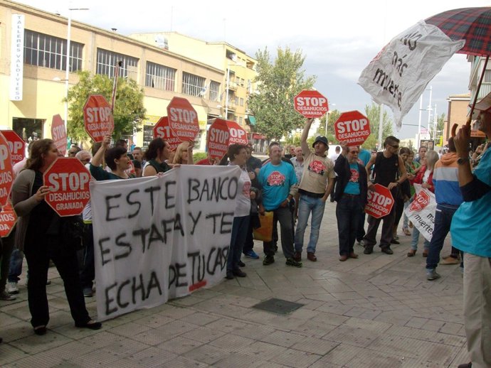 Concentración de Stop Desahucios