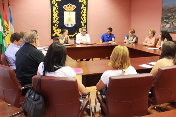 Gutiérrez Limones se reúne con representantes sociales de la ciudad. 