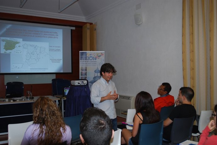 Antonio Rosal durante el curso