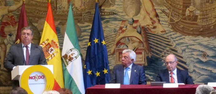 Juan Ignacio Zoido, Francisco Herrero y Cristóbal Montoro.