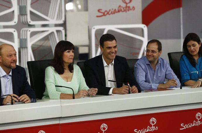 Ejecutiva Federal del PSOE, con Pedro Sánchez