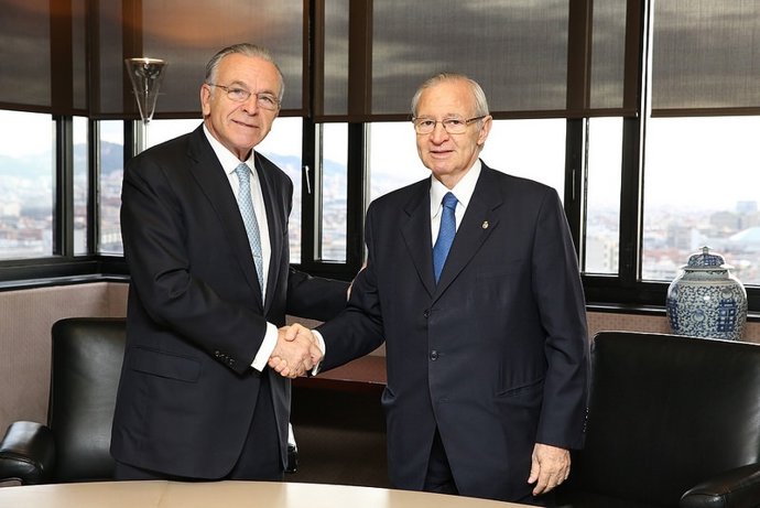 Isidre Fainé y Miquel Valls