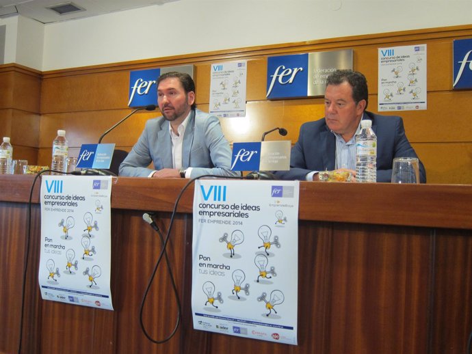 Eduardo Fernández y Javier Ureña presenta la VIII edición de 'FER Emprende'