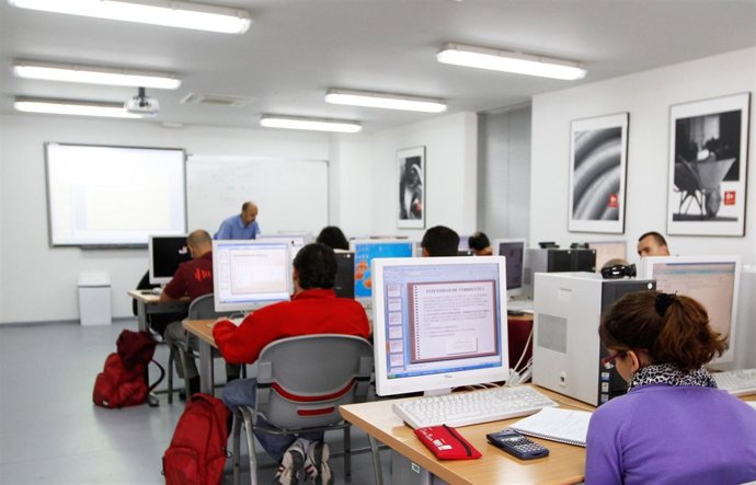 Alumnos de los cursos formativos de la Fundación Laboral de la Construcción