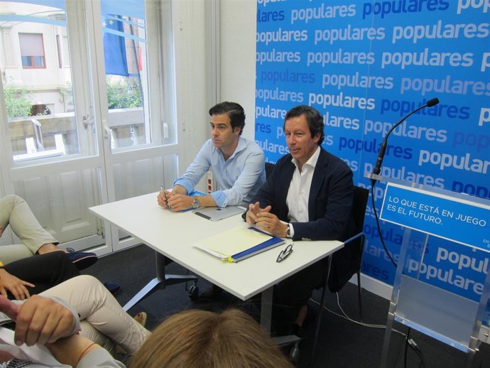 Pablo Zalba y Carlos Floriano, del PP.