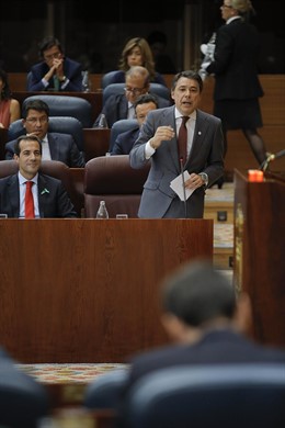Ignacio González en la Asamblea de Madrid