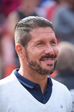 El entrenador atlético Diego Pablo Simeone