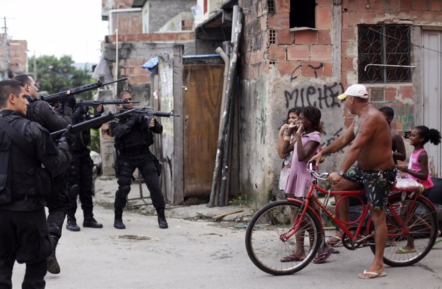 La favela de Complejo de Maré, en Río de Janeiro