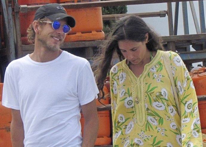 Andrea Casiragui y Tatiana Santo Domingo sin su hijo
