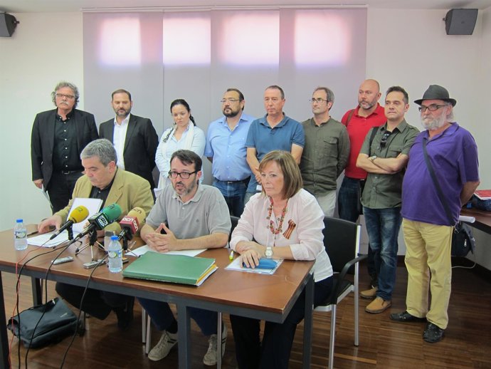Rueda de prensa de las entidades personadas en la causa contra FAS   