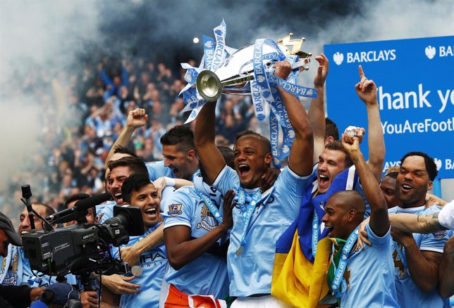 El Manchester City, campeón de la Premier 2013-14