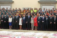 Botella expresa ante los Reyes la "confianza" ciudadana "en los nuevos tiempos" y dentro de "normalidad institucional"