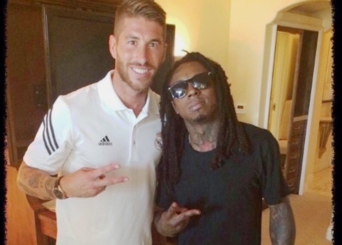 Sergio Ramos y  Lil Wayne