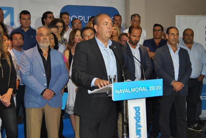 José Antonio Monago en la presentación de Rafael Mateos a la reelección