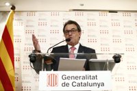 Artur Mas: "La debilidad y la fuerza no me la da el señor Pujol, me la da el pueblo de Cataluña"