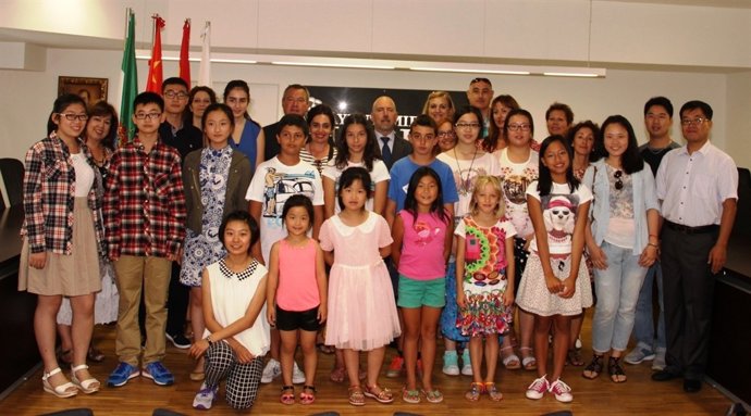 Estudiantes chinos en Laredo 