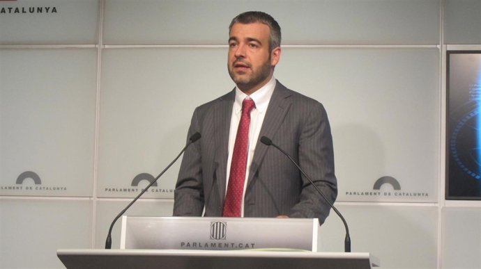 El portavoz del PSC en el Parlament, Maurici Lucena