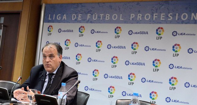 El presidente de la LFP Javier Tebas